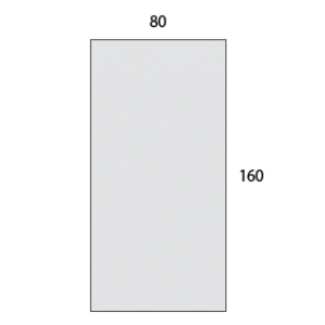 MOSSCHILDERIJ 80 x 160 cm (bxh)
